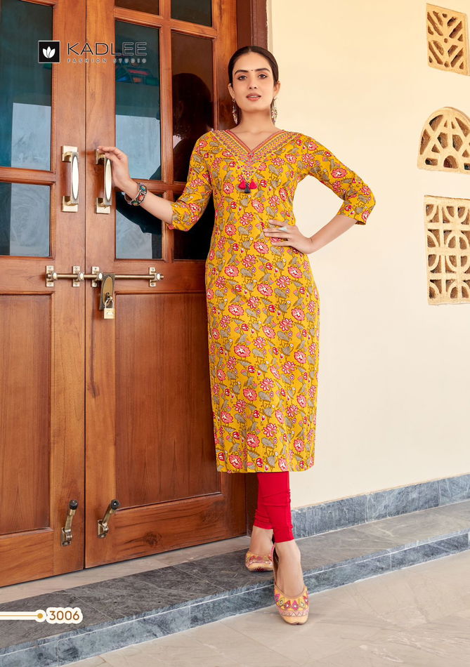 Angel By Kadlee Rayon Printed Designer Kurtis Wholesale Clothing Suppliers In India